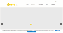 Desktop Screenshot of inproma.de