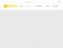 Tablet Screenshot of inproma.de